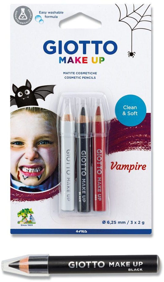 Bls 3 Pencils Giotto Makeup Vampire