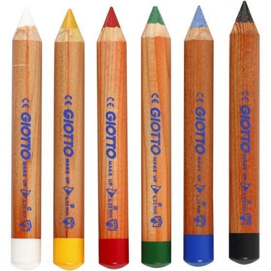 Set 6 Giotto Make Up Pencils Classic