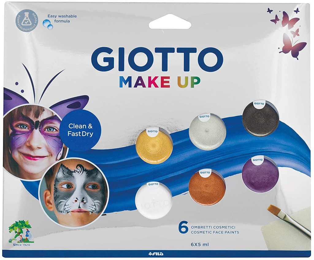 Set6 X5ml Facepaint Gio Makeup Classic