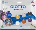 Set6 X5ml Facepaint Gio Makeup Classic