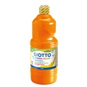 Tempera School Paint 1000 ml, Washable, Orange - Giotto