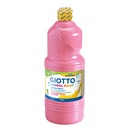 Tempera School Paint 1000 ml, Washable, Pink - Giotto