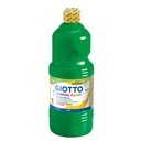 Tempera School Paint 1000 ml, Washable, Green - Giotto
