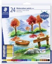 Water Color Paints Tubes St=24Col