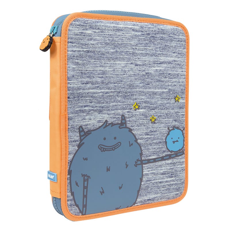 Art Kit Pencil Case 1-Decker Orange Large Mimo