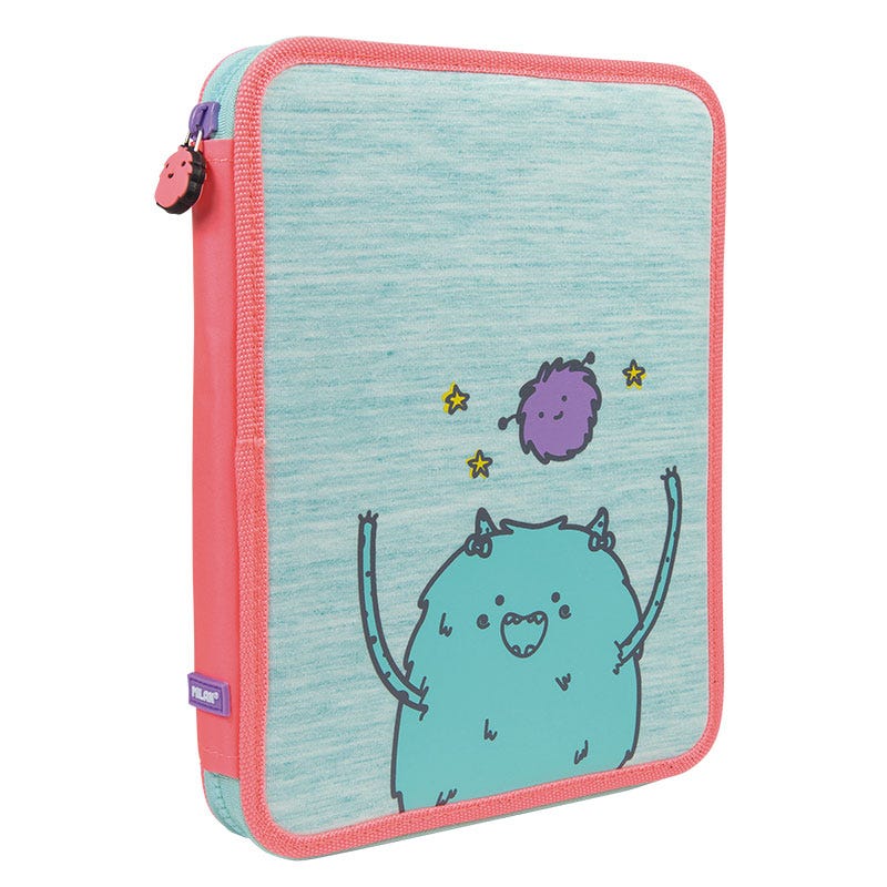 Art Kit Pencil Case 1-Decker Pink Large Mimo