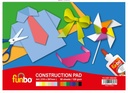 Construction Pad A4,120g,50 Sheets,15 Assorted cls