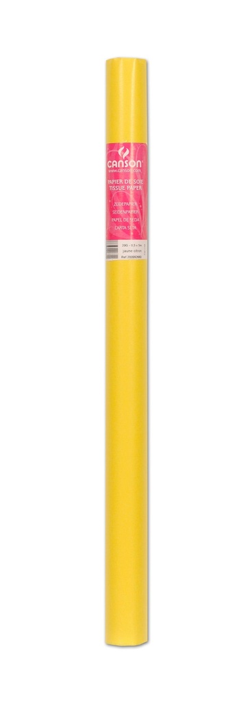 Rl Silk Paper Canson 50X500Cm 20GSM Lemon 15