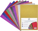 Glitter Card Paper A4 250Gsm Assoretd 10 Color