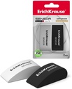 Eraser eco-friendly & Thermoplastic Rubber 50 х 23 х 19mm ErichKrause® Sensor Black&Whitе (in blist