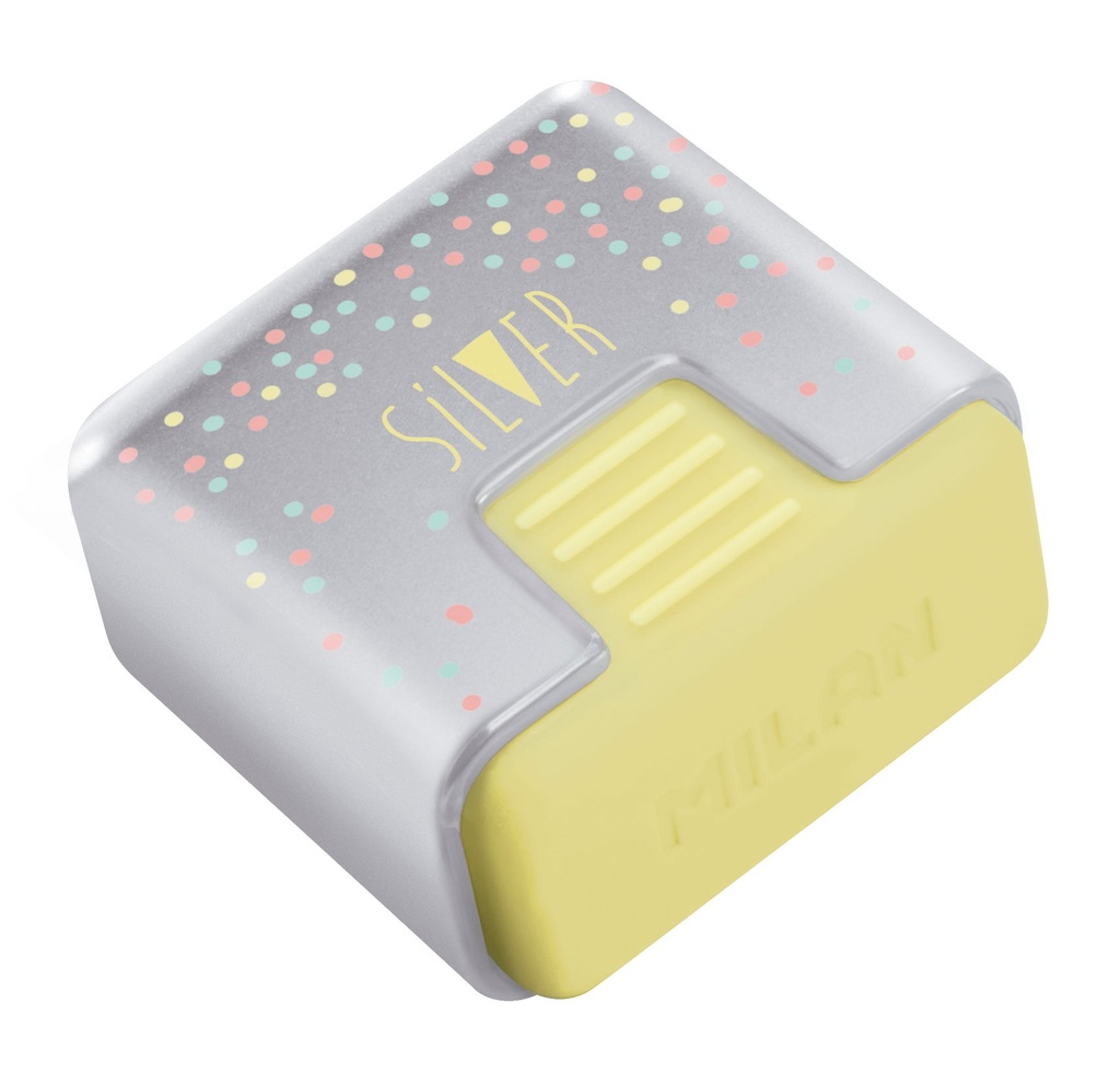Eraser With Protectiove Cae School 430 Silver