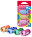 Sharpener Plastic Erichkrause Joy , Assorted Color