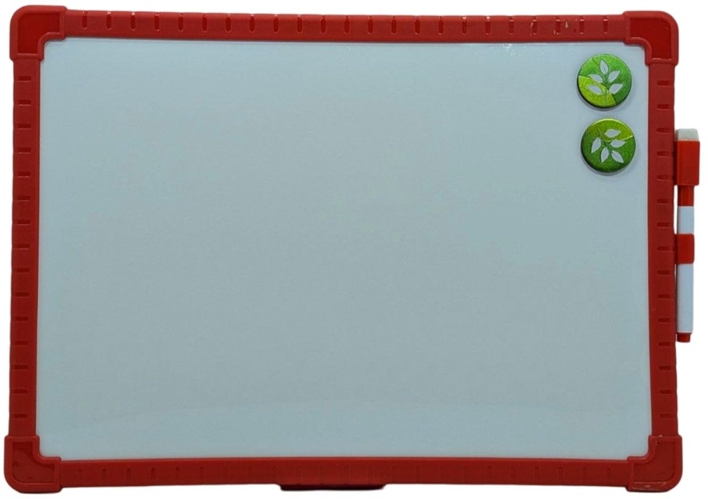 Whiteboard with marker and 2 Rounded Magnetic for Kids 30 X 40 CM JL-114