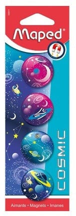 Magnet 10mm colored Pac=4pcs