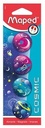 Magnet 10mm colored Pac=4pcs