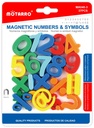 Magnetic Shape English Numbers /37pcs Assorted Color