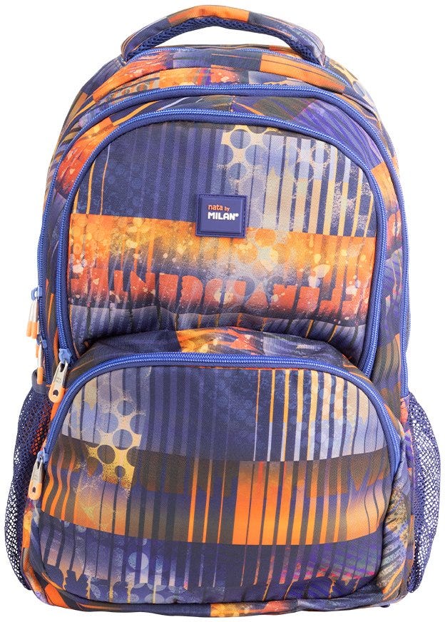4-zip school backpack (25 L) Fizz special series