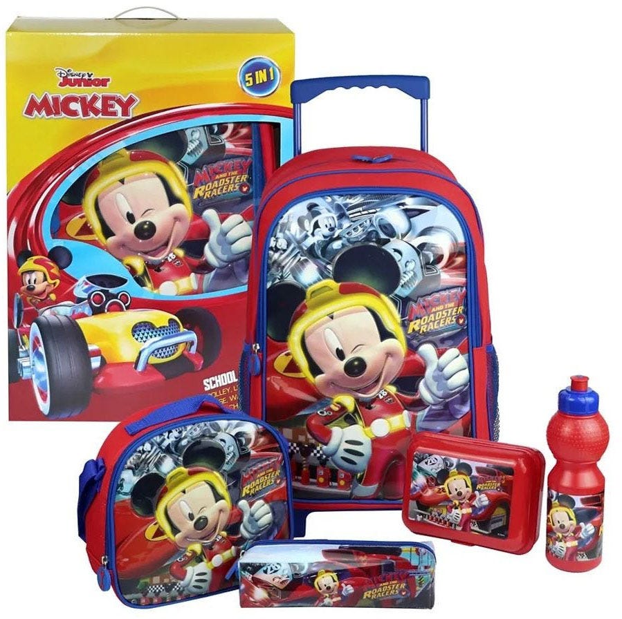 Mickey General Mobilization 18" Trolley Set 5 In 1