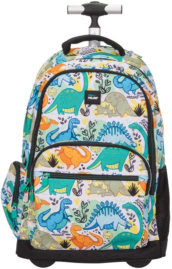 6-zip wheeled backpack (25 L) Dinos special series