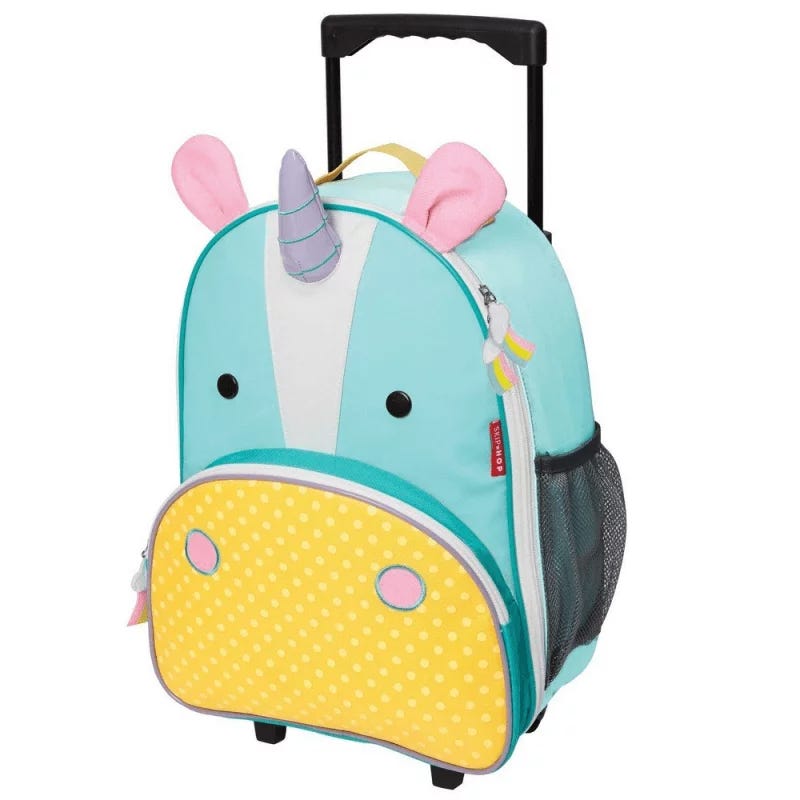 Skip Hop Kids Rolling Backpack Zoo - Unicorn 
