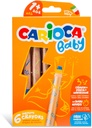 Color Pencil 3in1, Pencil, Wax & watercolor Set of 6pcs, Ã˜ 10mm