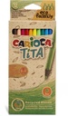 Colored Pencil, Hexagonal, Set of 12 Pcs, Carioca - eco Family