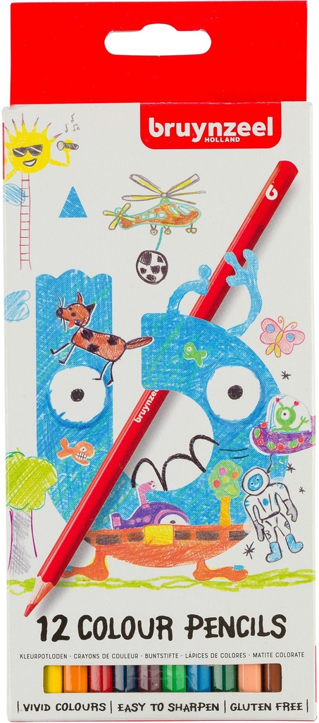 Bruynzeel color pencil set | 12 colors