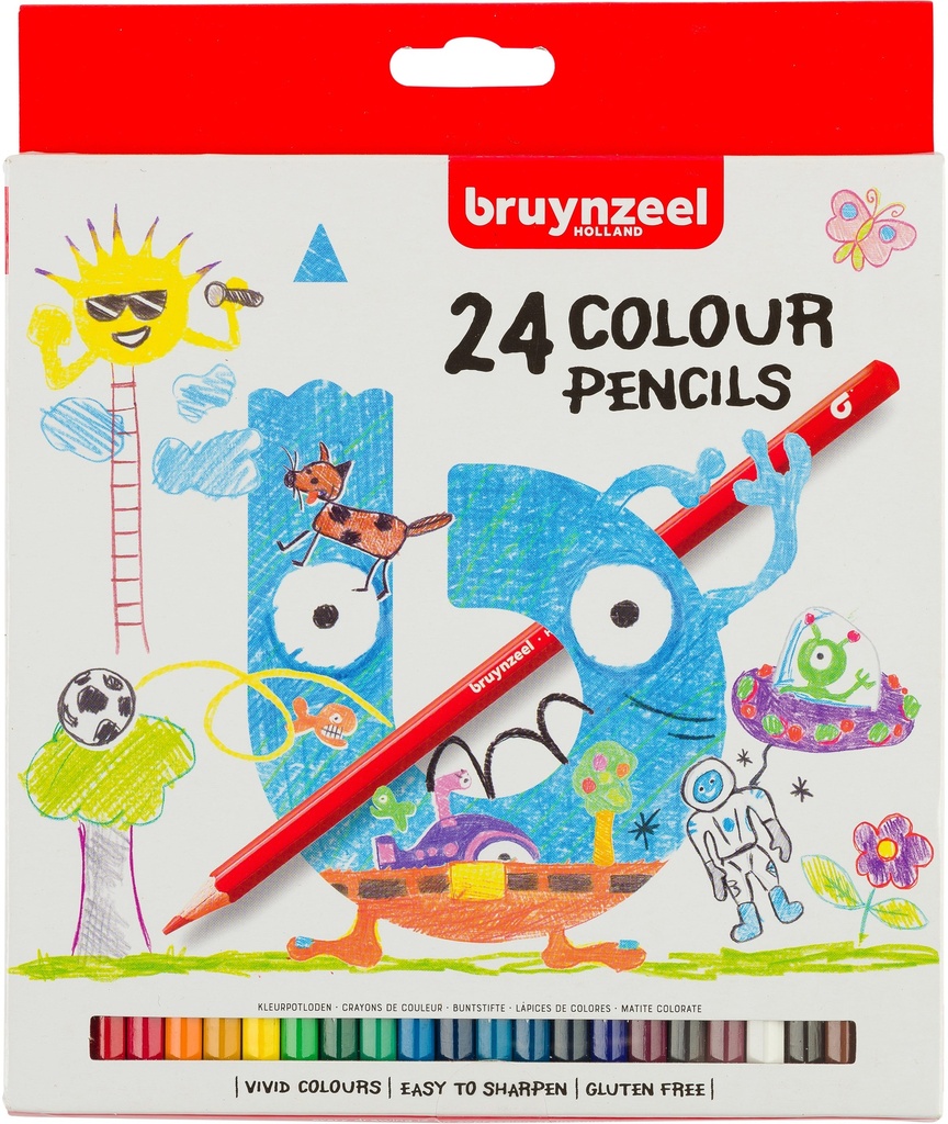 BZL COL.PENC.CARDBOARD SET 24#