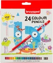 BZL COL.PENC.CARDBOARD SET 24#