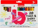 Bzl Col.Penc.Shrt/Thck Set 20#
