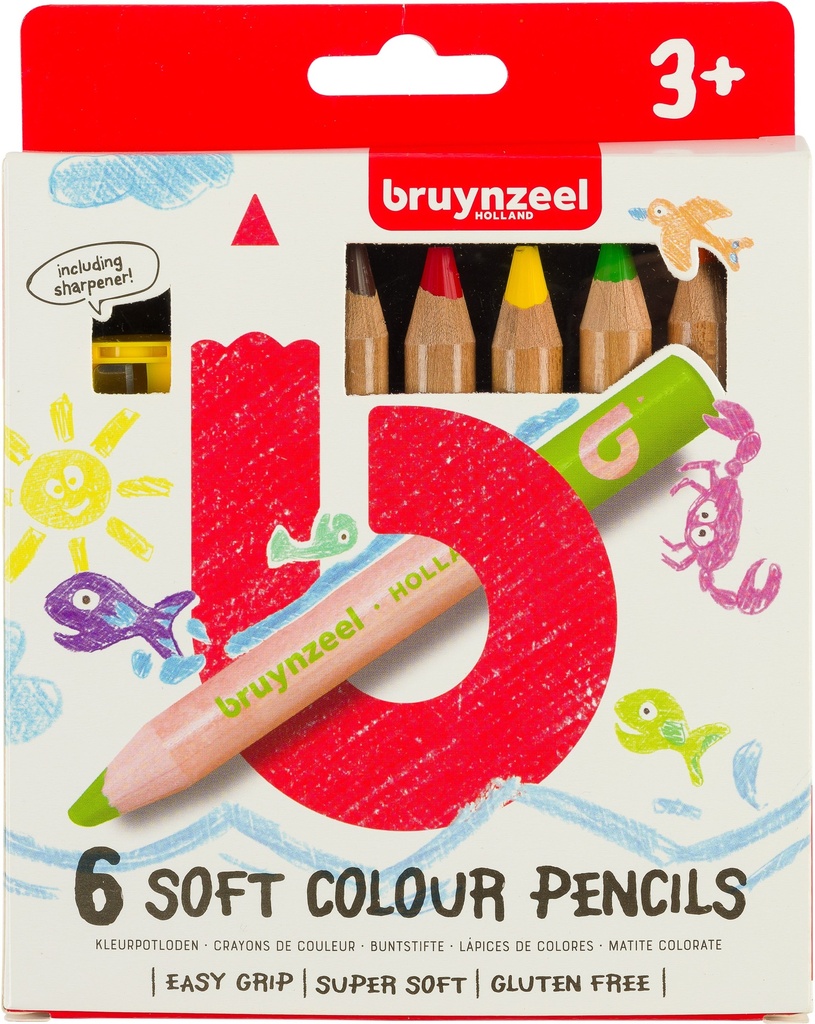 Bzl Col.Penc.Soft Set 6#