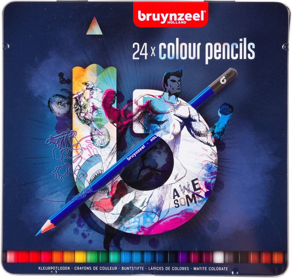 Bzl Colour Pencil 24 Dark#