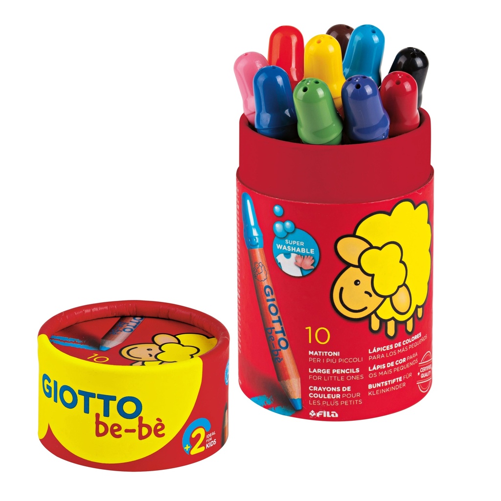 Colored pencil Super large, Set of 10,Giotto be-bè