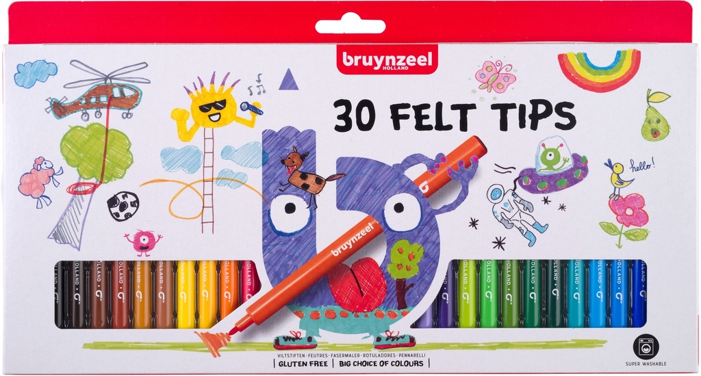 Bzl Kids Felt Tips Set 30