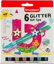 Bzl Felt Tips Glitter Set 6#
