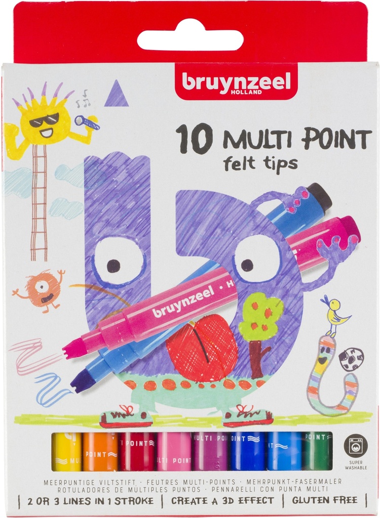 BZL MULTIPOINT FELT TIPS SET10