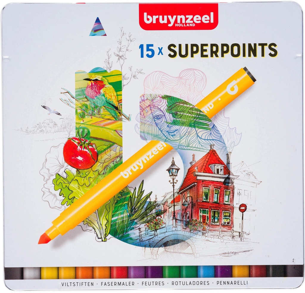 Bzl Felt Tips Super Points 15