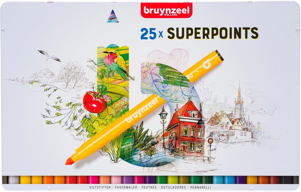 Bzl Felt Tips Super Points 25