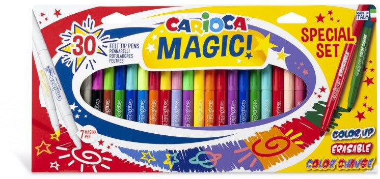 Carioca Magicmarkers 30Pcs Felt Tip Pens