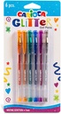 Glitter Gel Pen Set Of 6Pcs