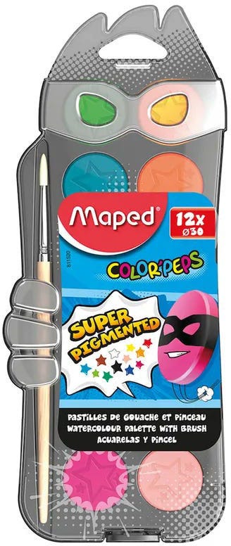Color'peps watercolors 30mm x12col
