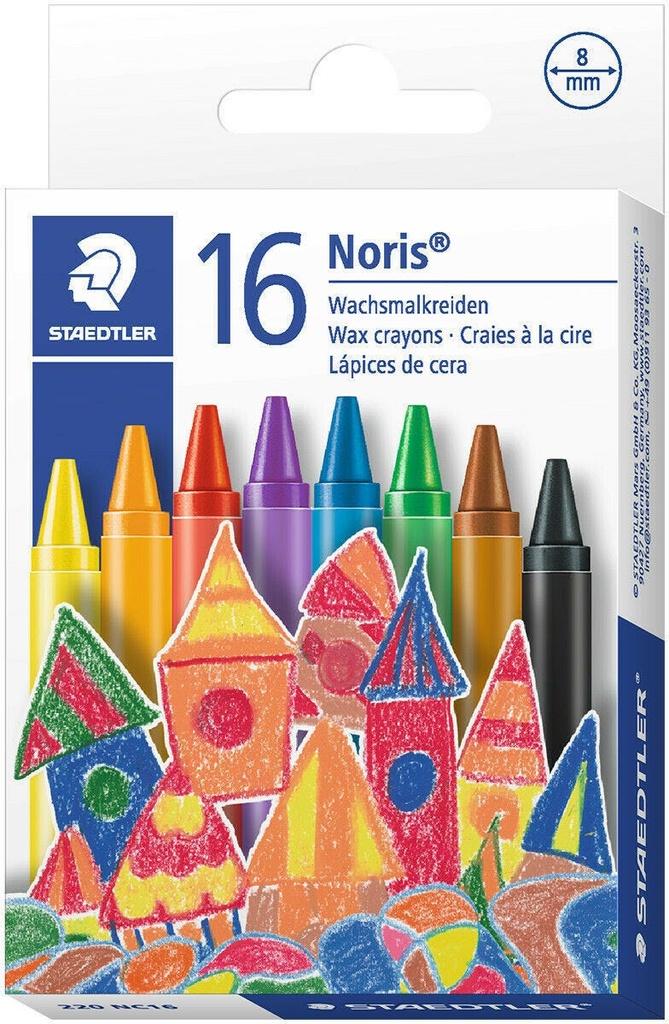 Staedtler Wax Crayon St=16col