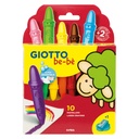 Box 10 Wax Crayons Giotto Bebe