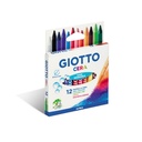 Wax Crayons Set 12 pcs, Giotto Cera