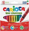 Carioca Wax Crayons 12Pcs
