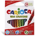 CARIOCA Wax Crayons 24pcs