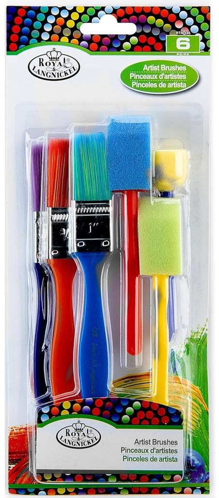 6 Pc Variety Brush Set