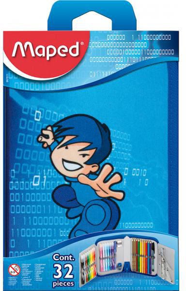 Pencil Case School Tatoo Karate Maped