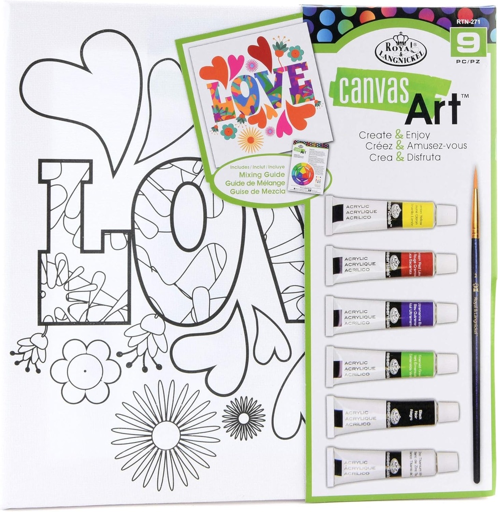 Canvas Art Paint Love