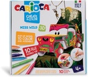 Coloring Set, Create & Color Ms. Wild 3D, Carioca